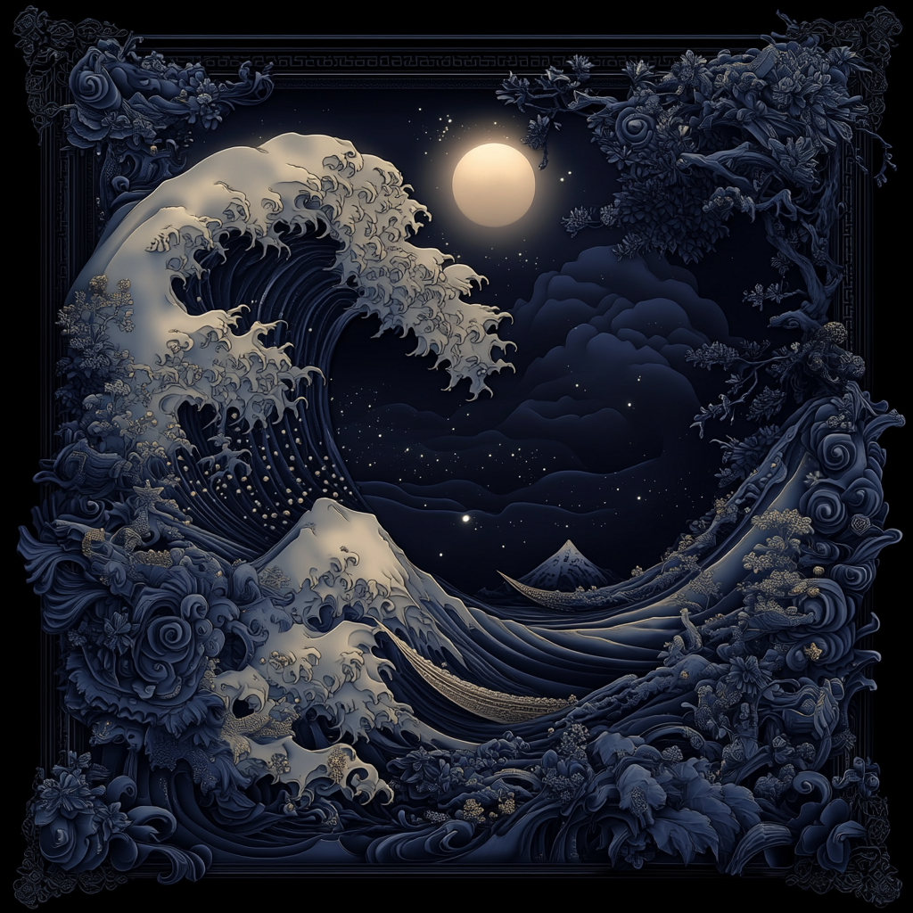 Japanese Kanagawa Waves